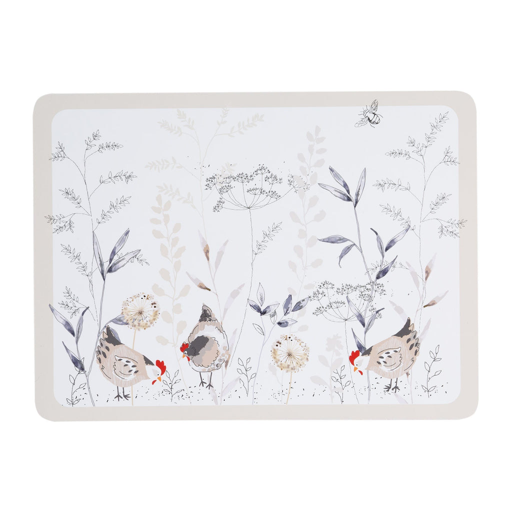 Price & Kensington Country Hens Placemats, Set Of 4