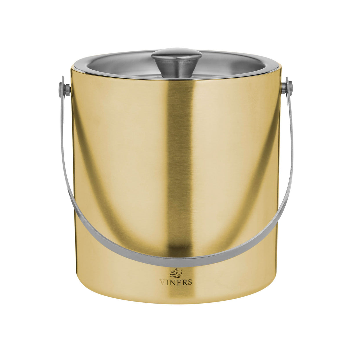 Image - Viners Barware 1.5l Gold Double Wall Ice Bucket