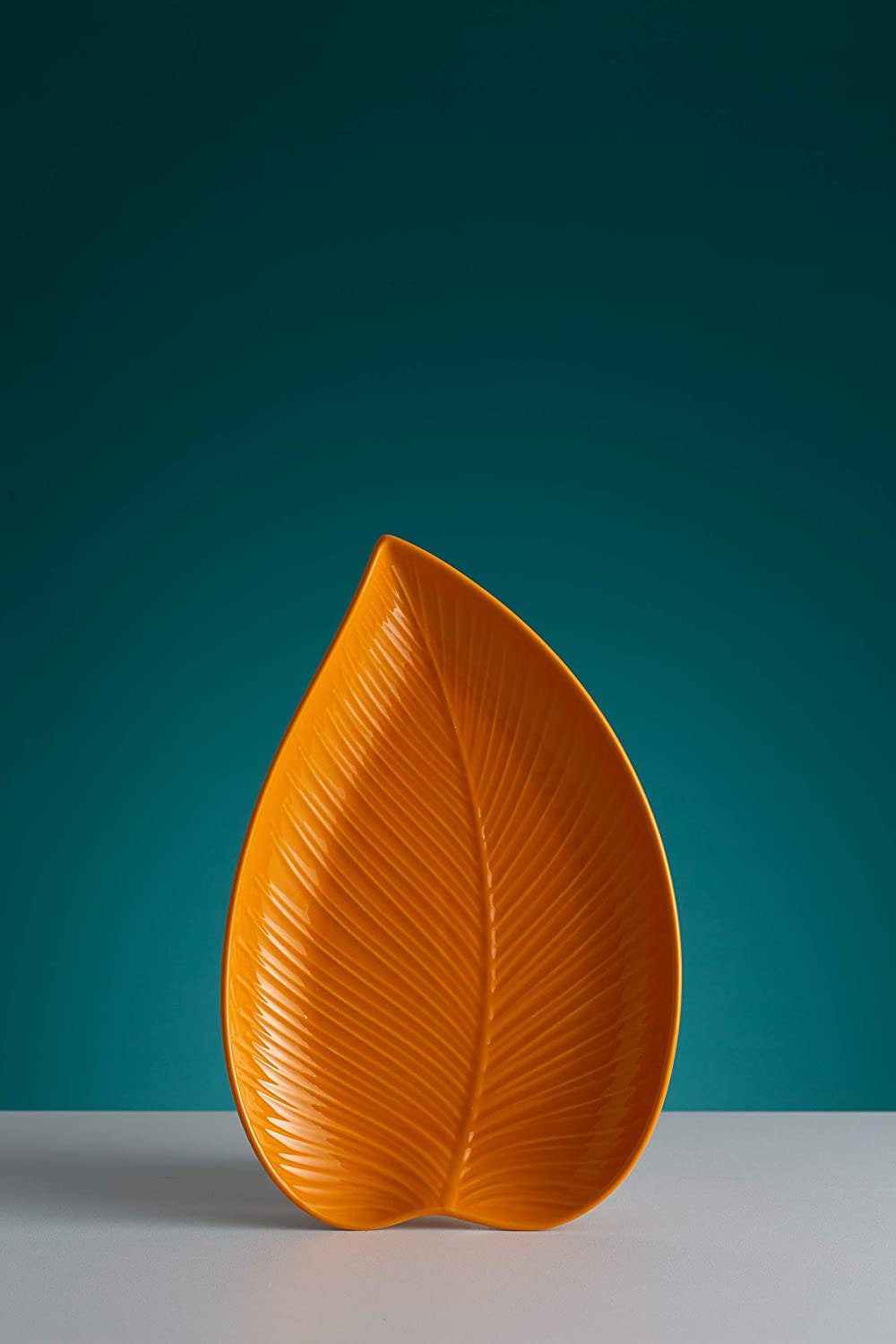 Mason Cash In The Forest Leaf Platter, Medium, Yellow