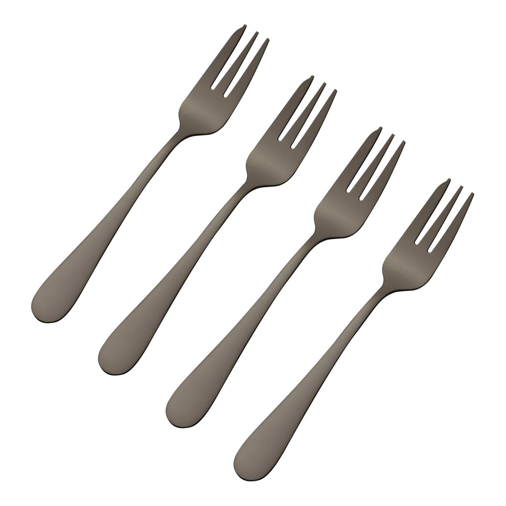 Image - Viners Select Grey 4pce Pastry Fork Set Giftbox