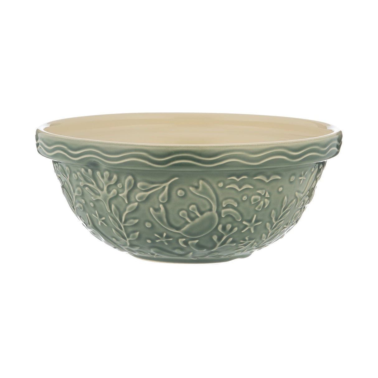 Mason Cash Nautical S18 Mixing Bowl, 26cm, Crab Grey