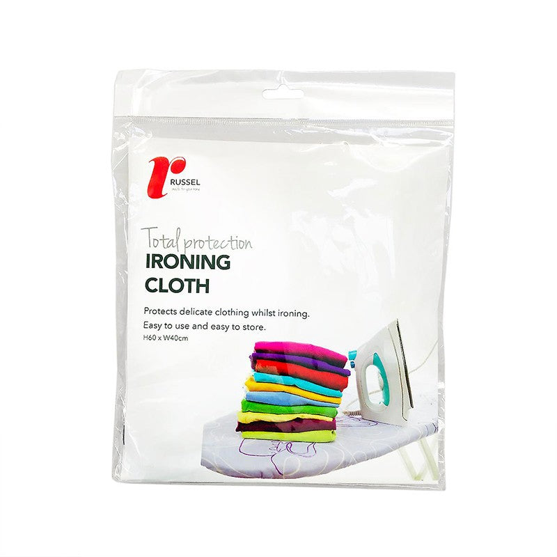 Image - H & L Russel Polyester Iron Cloth, Transparent