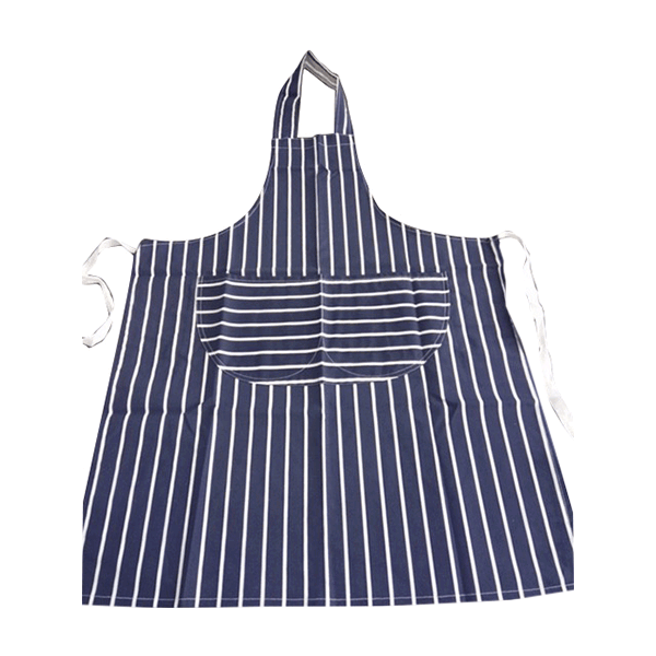 Image - Ramon Hygiene Butchers Style Catering Aprons, Blue Stripe