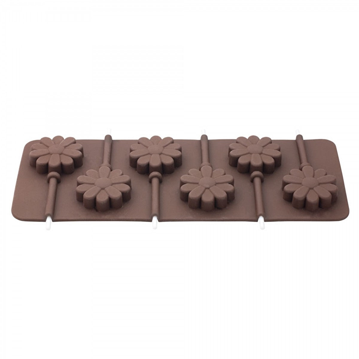 Image - Tala 6 Flower Shape Silicone Chocolate Lolly Moulds