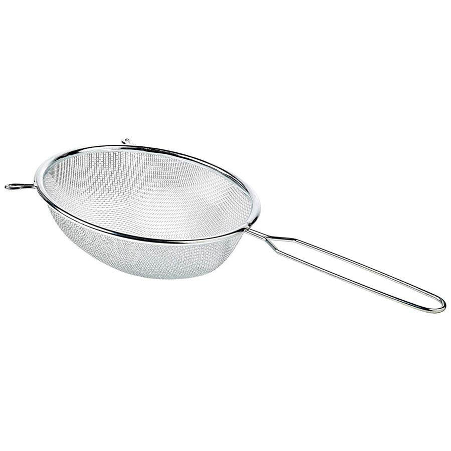 Image - Chef Aid Metal Tinned Strainer, 18cm Diameter, Silver