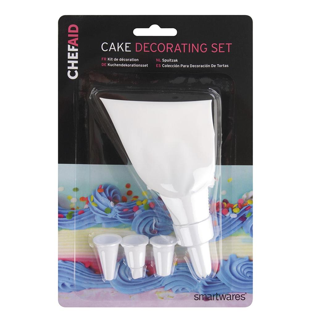 Image - Chef Aid Cake Decortaing Set, 4pcs, White