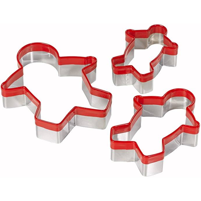 Image - Tala Stainless Steel Gingerbread Cutters Set, 3pcs