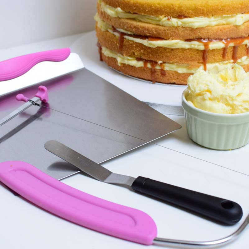 Image - Tala Stainless Steel Angled Icing Spatula, Black