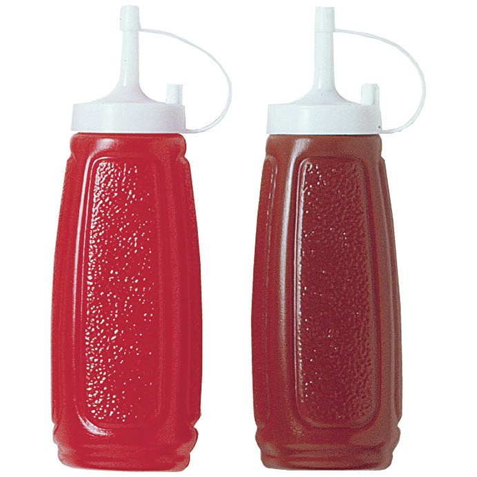 Image - Chef Aid Squeezy Sauce Bottles, Set of 2, Red