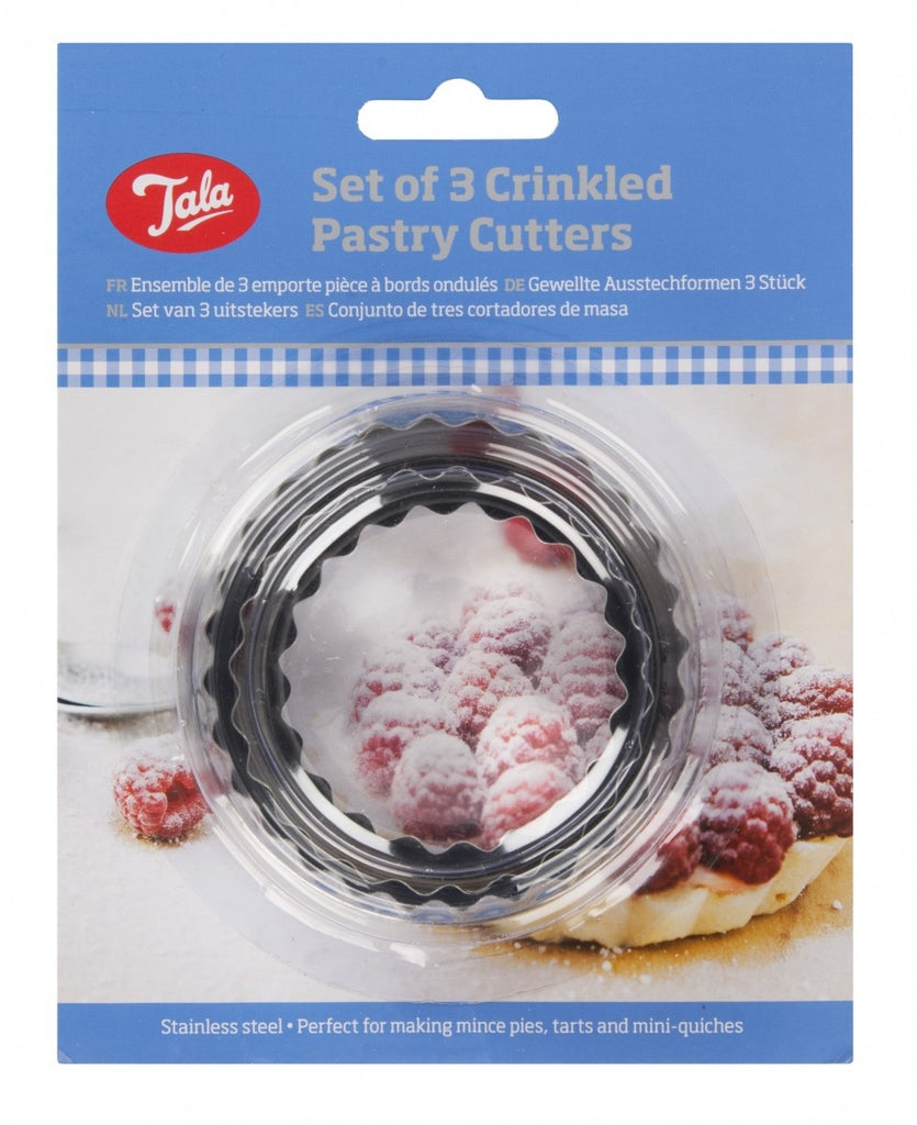 Image - Tala Crinkled Pastry Cutters, 3pcs