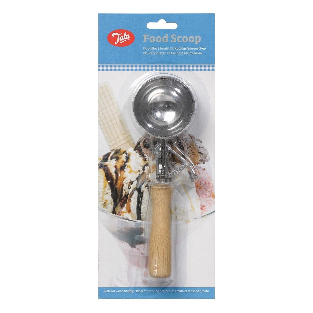 Image - Tala Trigger Action Food Scoop with Wooden Handle