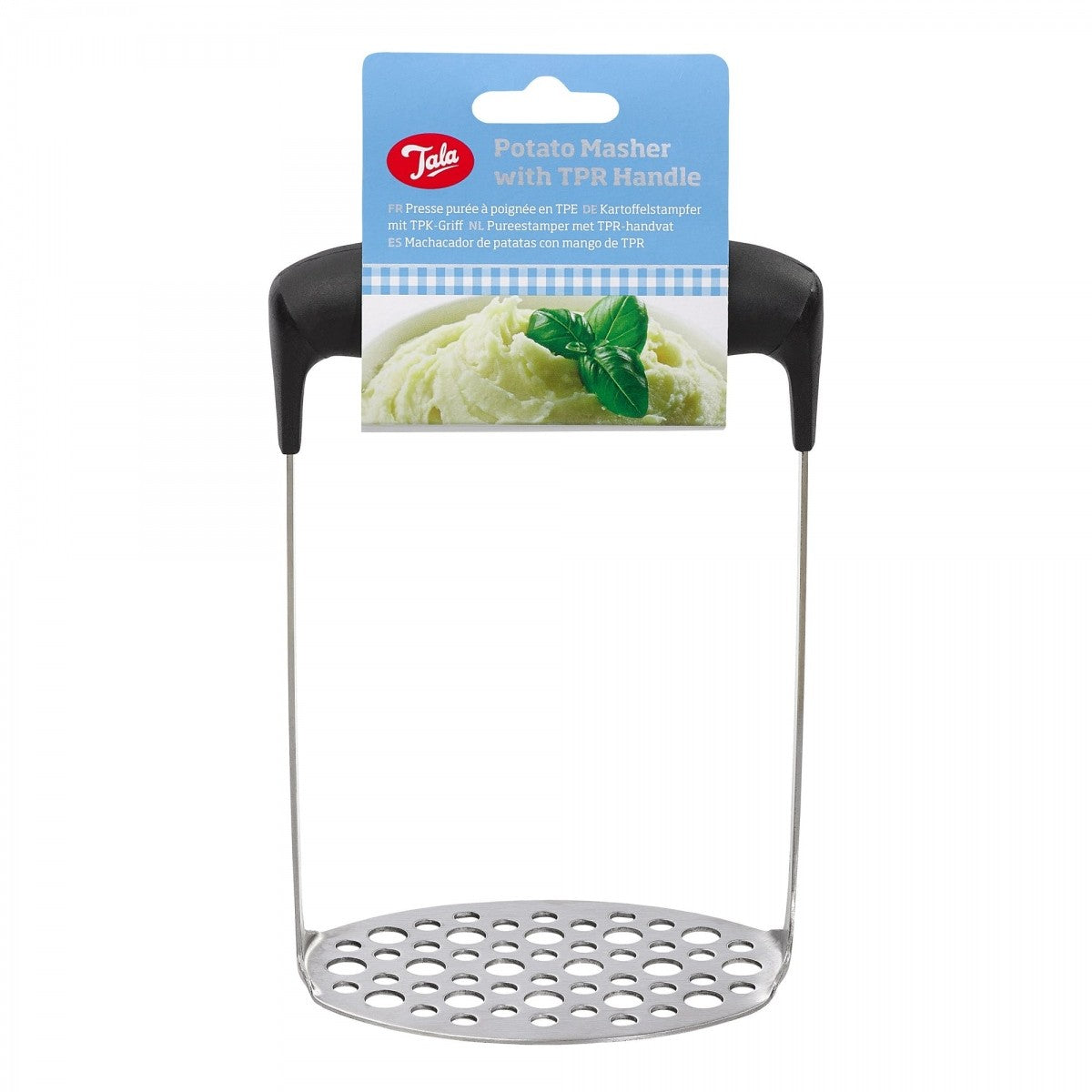 Image - Tala Stainless Steel Potato Masher with TPR Handle