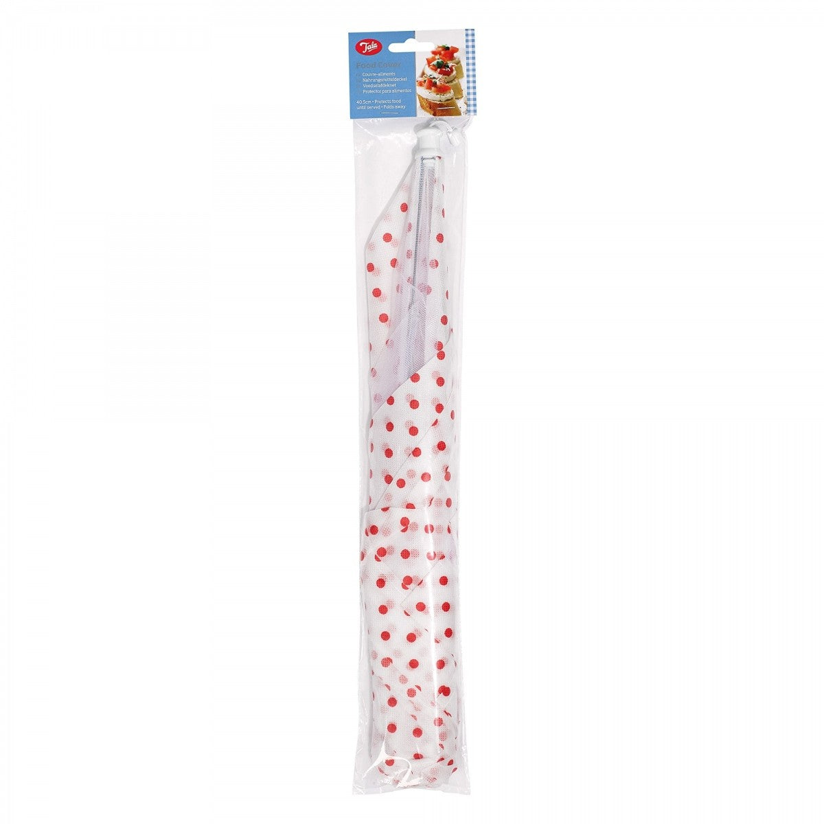 Image - Tala Gingham Food Cover, Red, 40.5cm