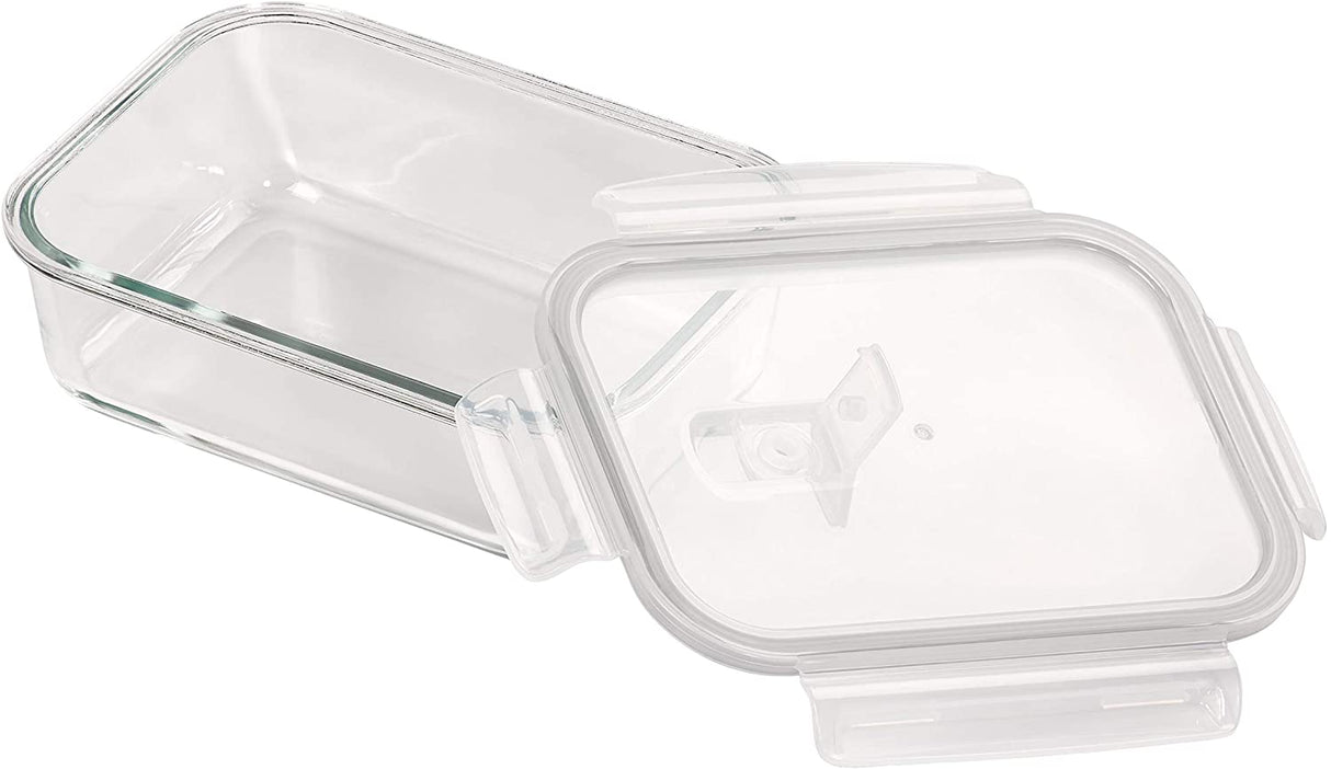 Image - Tala Ovenproof Glass Dish with Vented Lid, 990ml, Transparent