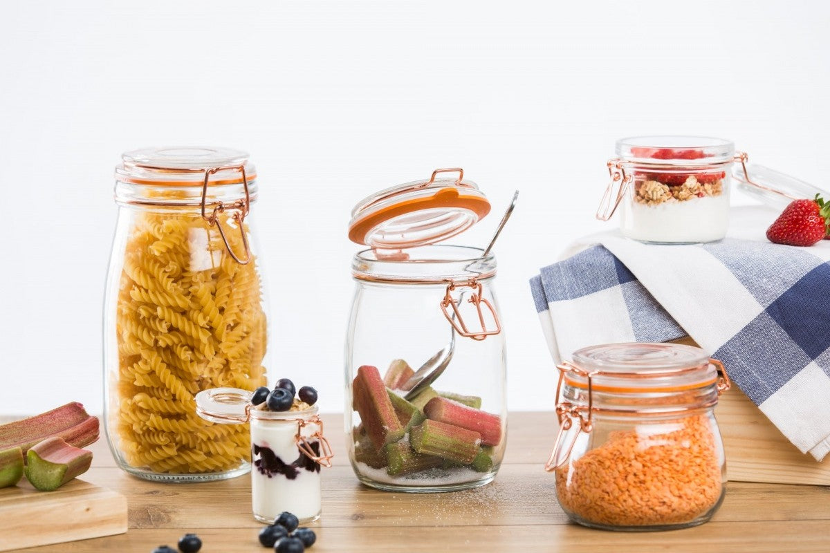 Image - Copper Effect Wire Jar 60ml, Transparent