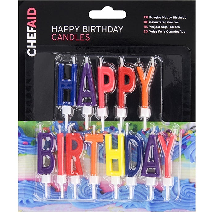 Image - Chef Aid Happy Birthday Candles
