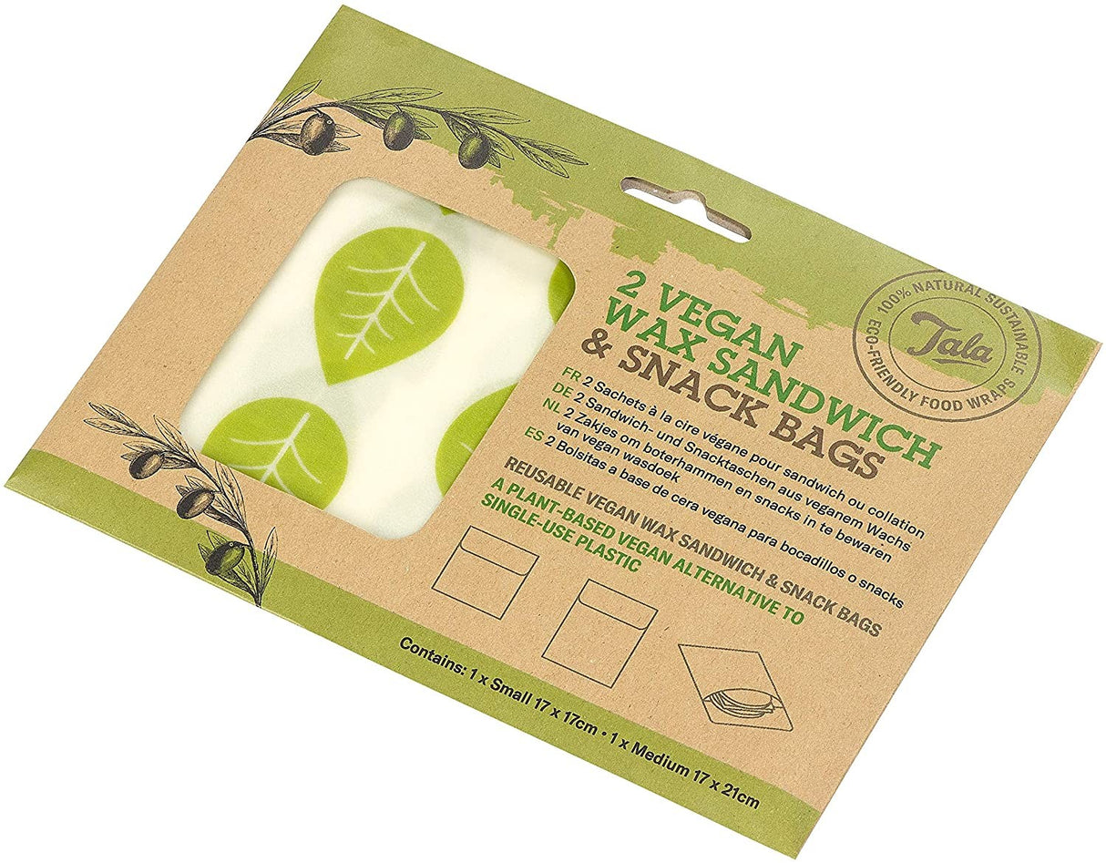 Image - Tala Vegan Wax Sandwich & Snack Bags, S and M, 2pcs