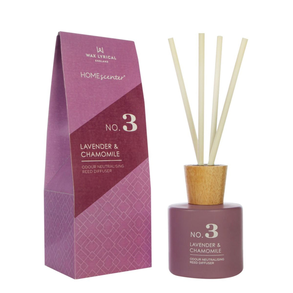 Image - Wax Lyrical HomeScenter Lavender & Chamomile 180ml Reed Diffuser