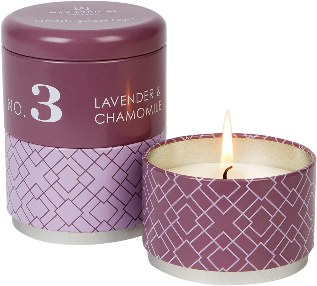Image - Wax Lyrical HomeScenter Lavender & Chamomile Set of 3 Stacking Tin Candles