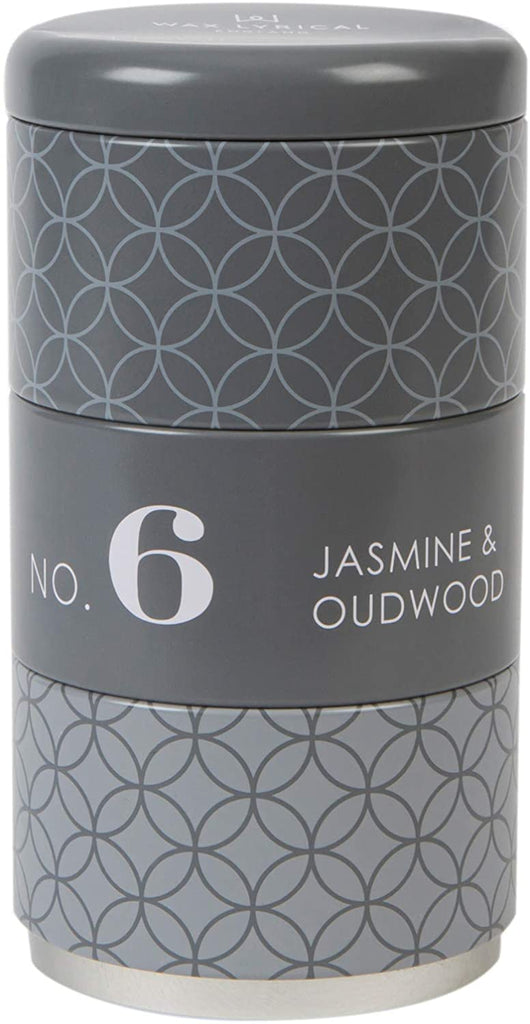 Image - Wax Lyrical HomeScenter Jasmine & Oudwood Set of 3 Stacking Tin Candles