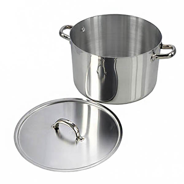 Image - Pendeford Casserole Pot and Lid, 30cm, Chrome