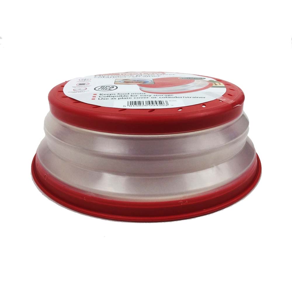 Image - Pendeford Heat & Eat Collapsable Colander – Strainer/ Microwave Plate Cover