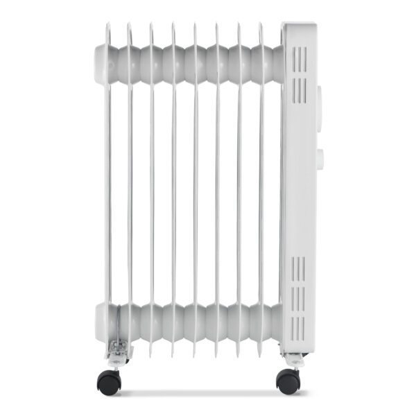 Image - Igenix Digital Oil Filled Radiator, 2kW/2000W, Overheat Protection, White