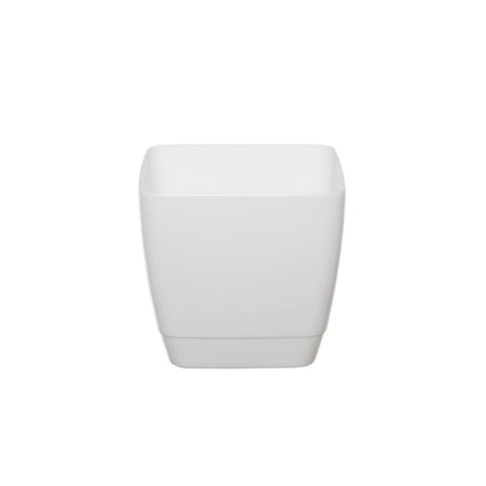 Image - Whitefurze 18cm Square Indoor Pot, White
