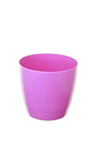 Image - Whitefurze Round Indoor Pot Cover, Lilac, 18cm