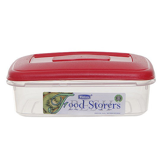 Image - WhiteFurze Rectangular Food Storage Box, 4 Litre