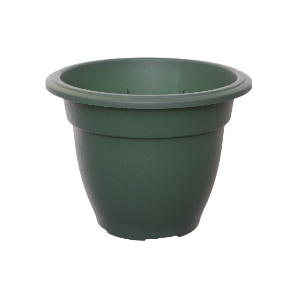 Image - Whitefurze Round Bell Planter, 20cm, Forest Green