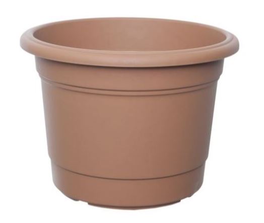Image - Whitefurze 40cm Round Milano Planter, Terracotta