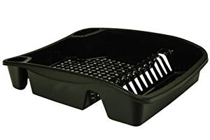 Image - Whitefurze Dish Drainer, Black, Large