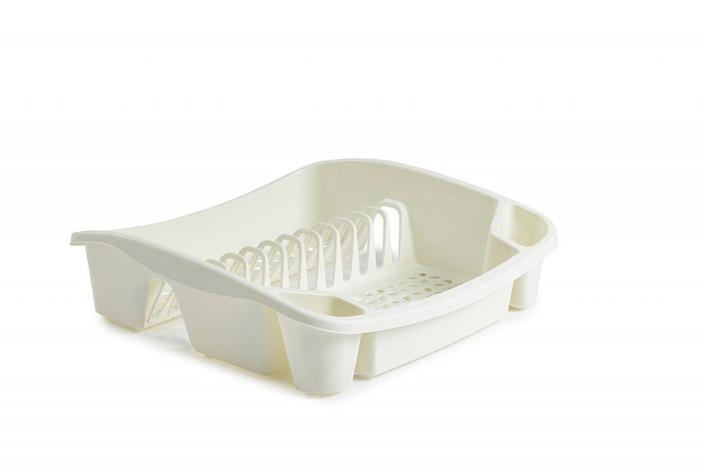 Image - Whitefurze Dish Drainer, Plastic, White, 39 cm