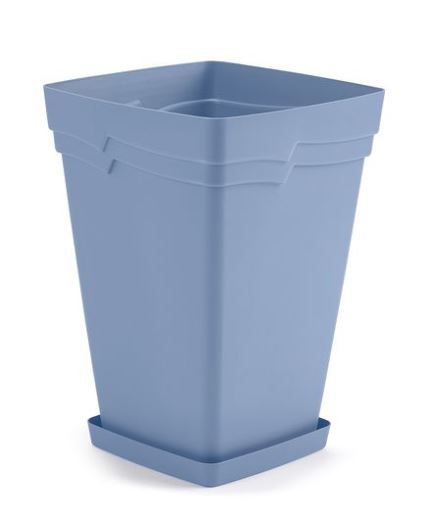 Image - Whitefurze 29cm Round Boston Planter, Power Blue