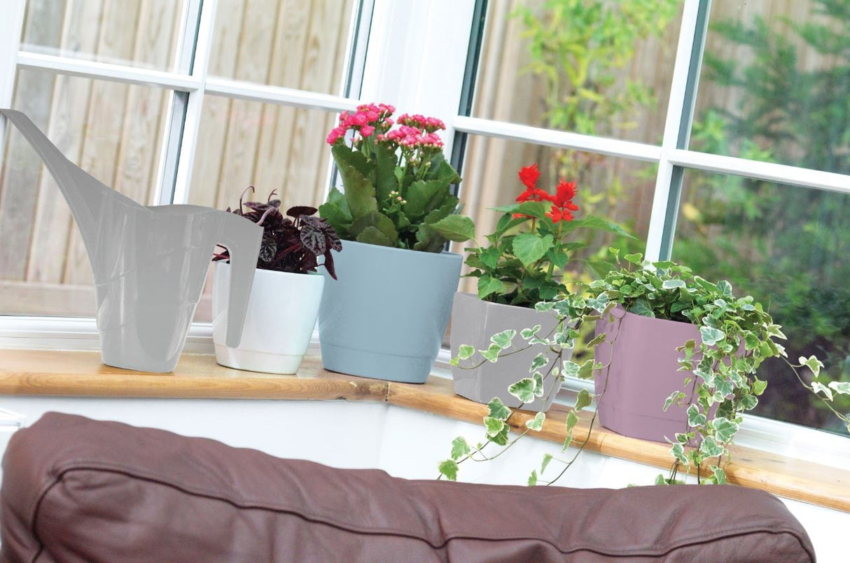 Image - Whitefurze 1.5 L Indoor Watering Can, Cool Grey