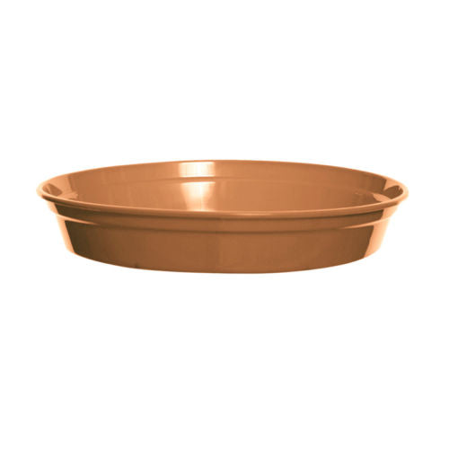 Image - Whitefurze Basic Garden Plant Pot Saucer, 18cm, Terracotta