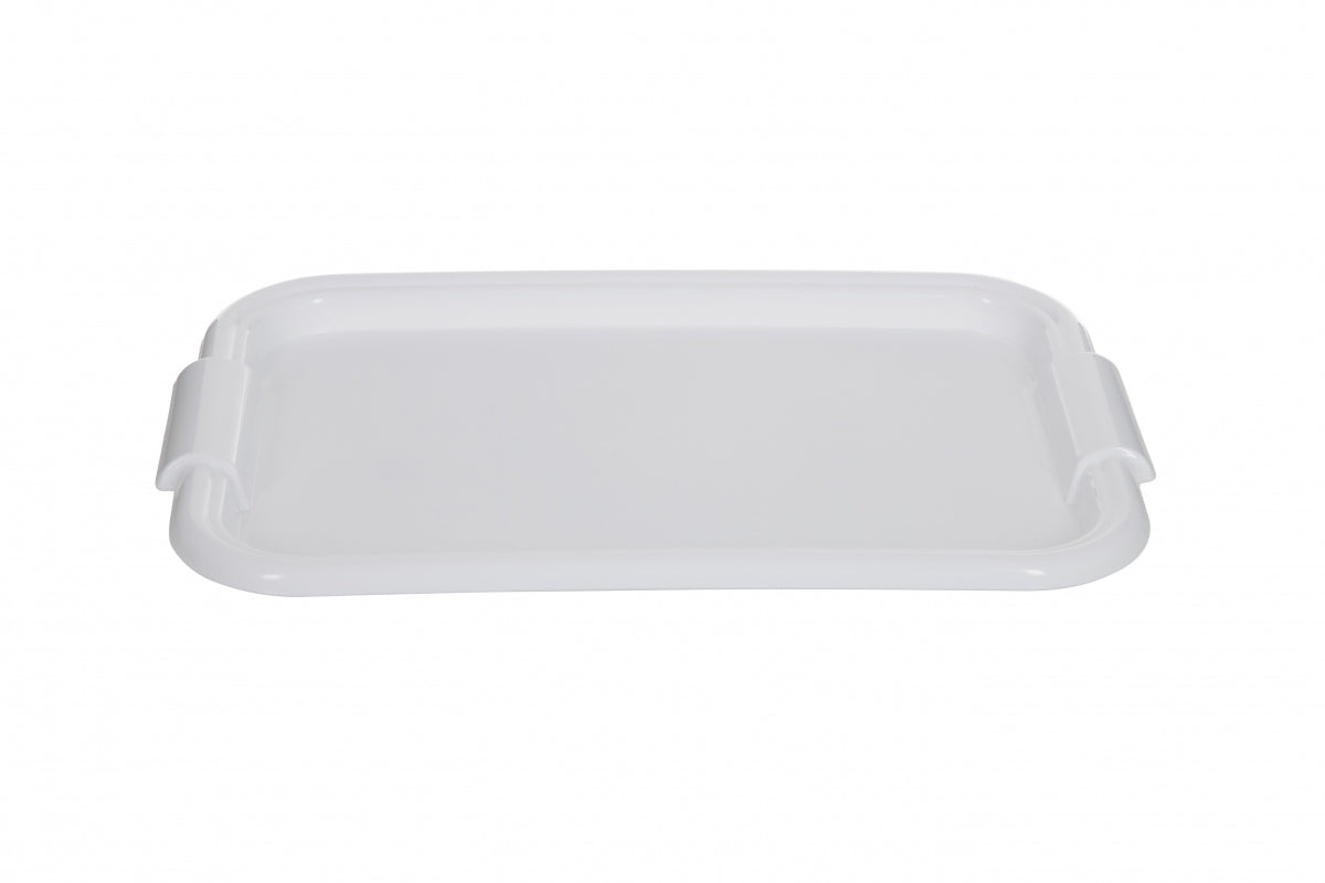 Image - Whitefurze Rectangular Tray, 41cm, White