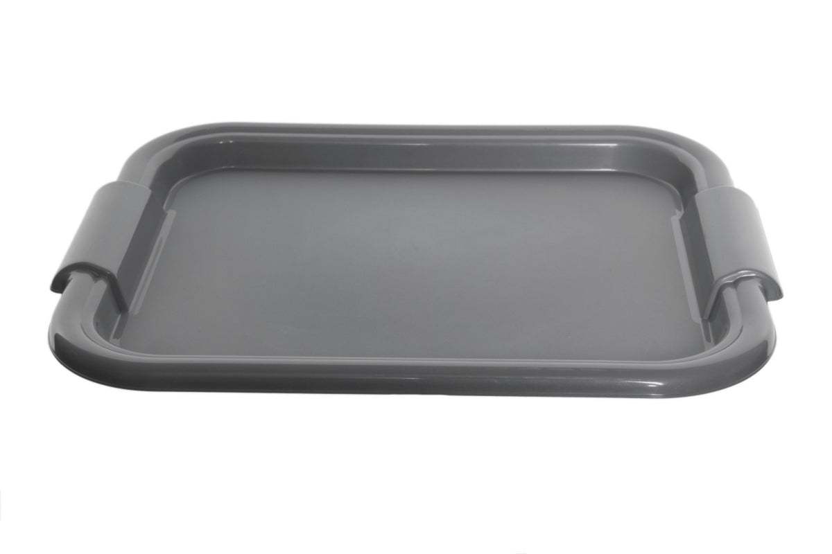 Image - Whitefurze Rectangular Tray, 49cm, Silver