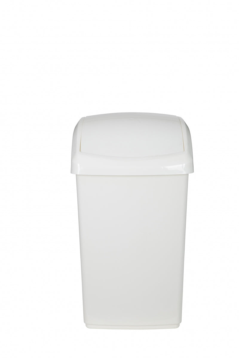 Image - Whitefurze Swing Bin, 30L, Cream