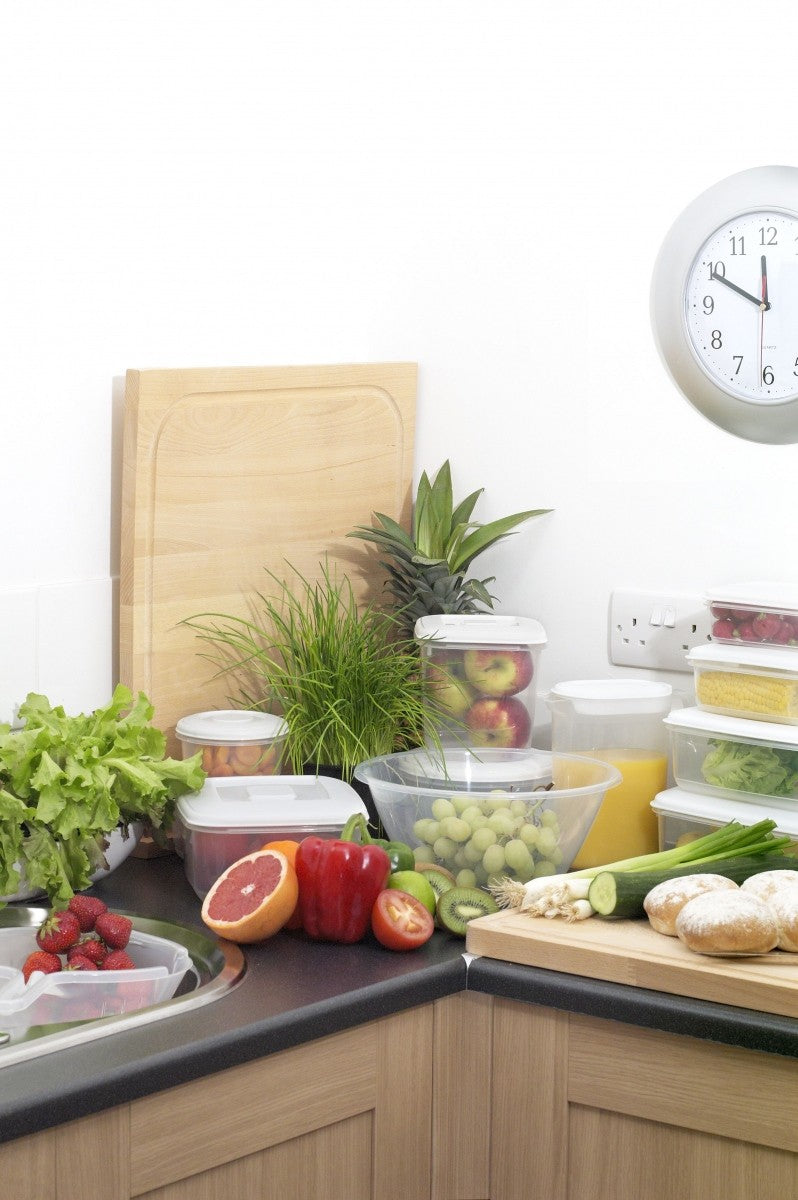 Image - Whitefurze Rectangular Food Storage Box, 0.8L, Clear