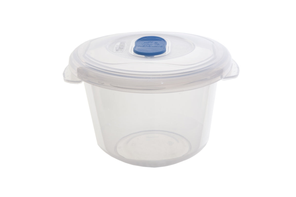 Image - Whitefurze Round Freezer to Microwave Storer, 0.4L, Clear 0.19L