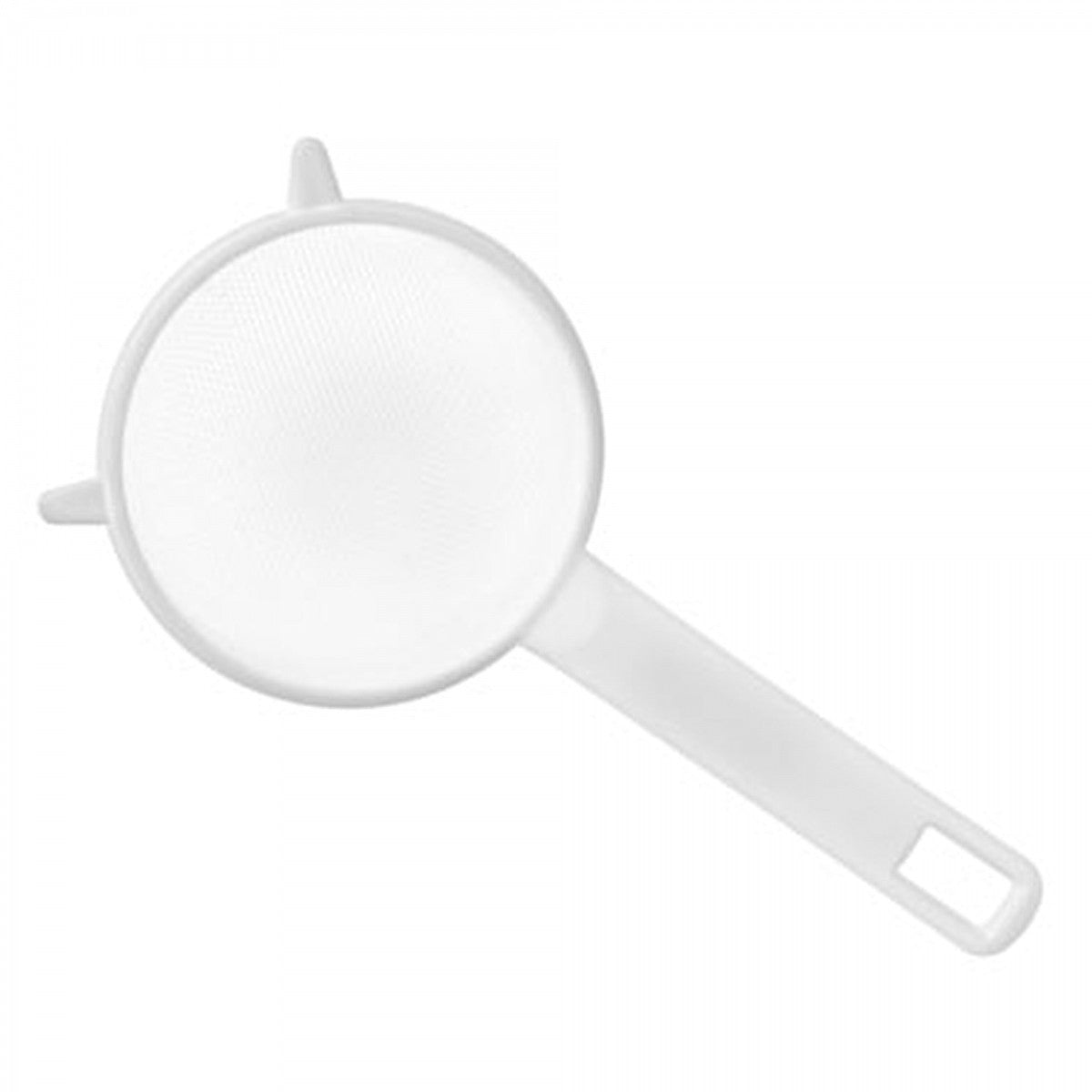 Image - Chef Aid Plastic Tea Strainer with Nylon Mesh, White