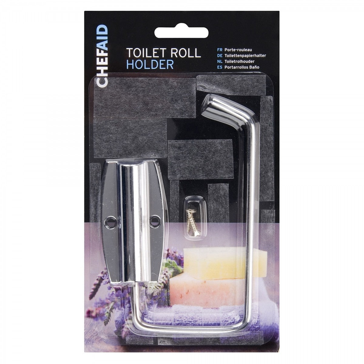 Image - Chef Aid Die Cast Toilet Roll Holder, Chrome