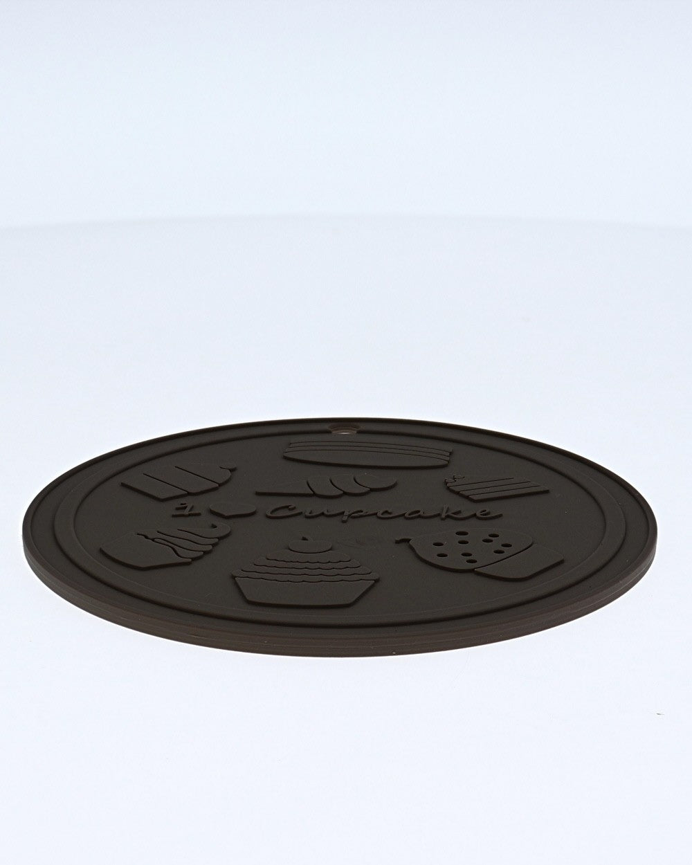 Image - Premier Housewares I Love Cupcakes Trivet Silicone, 15.5cm, Grey