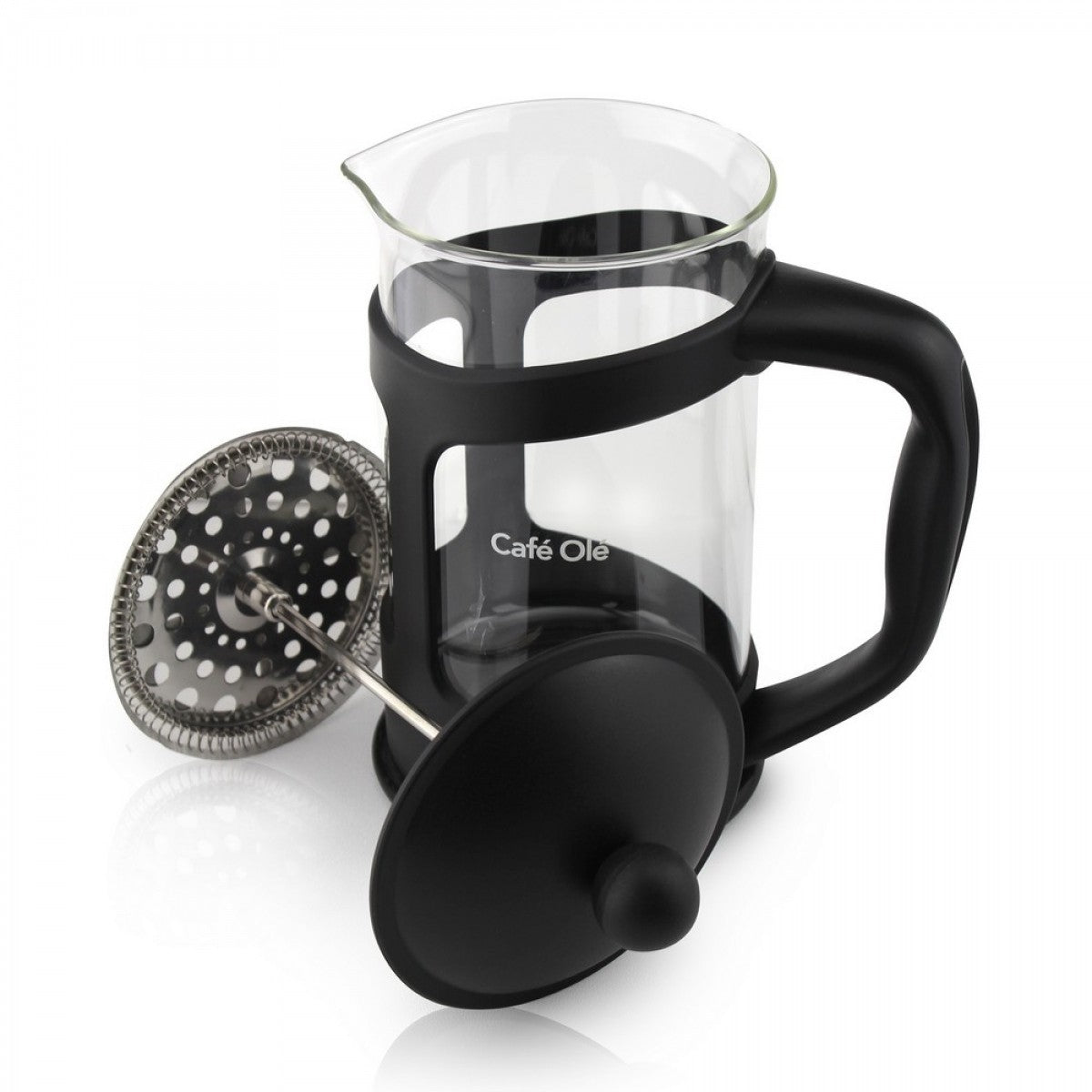 Image - Grunwerg 6-Cup Cafetiere, Matt Black