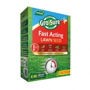 Image - Westland Gro-Sure Fast Acting Lawn Seed 30m2 + 20% Extra Free