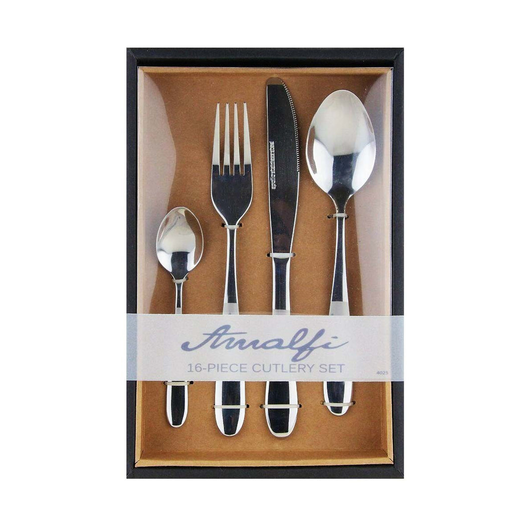 Image - Apollo Stainless Steel Amalfi Cutlery Set, 16pc
