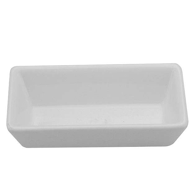 Image - Apollo Ceramic Long Dish, 10cm x 4cm , White