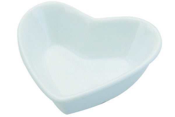 Image - Apollo Dipping Bowl Ramekin, Heart shaped, Porcelain
